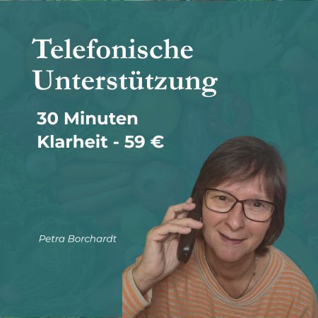 Petra Borchardt bietet telefonische Unterstützung an