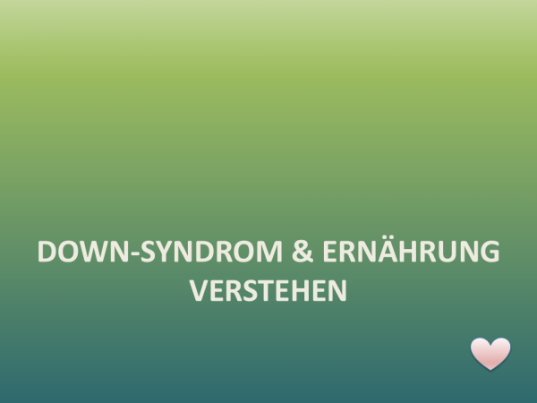 Bannergrafik: Down-Syndrom und Ernährung verstehen.